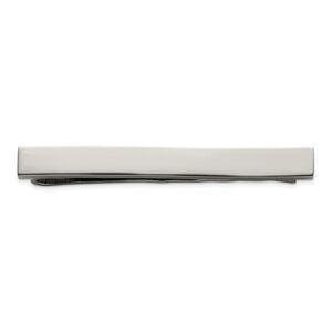 Titanium Polished Tie Bar, 5 x 51mm
